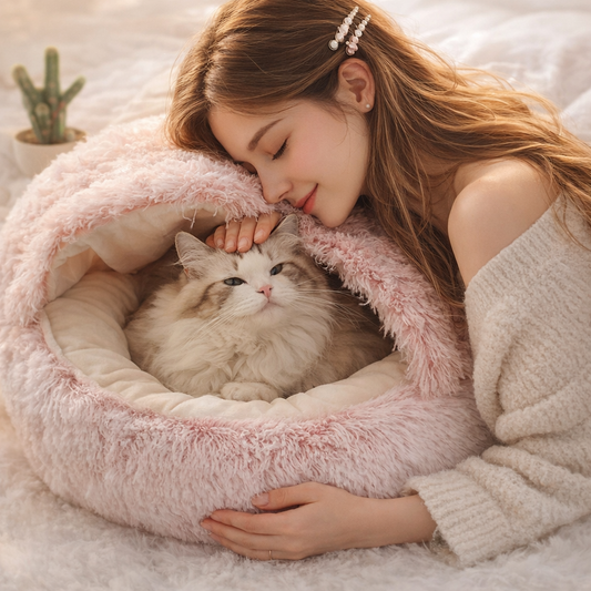 Premium Calming Dog & Cat Bed